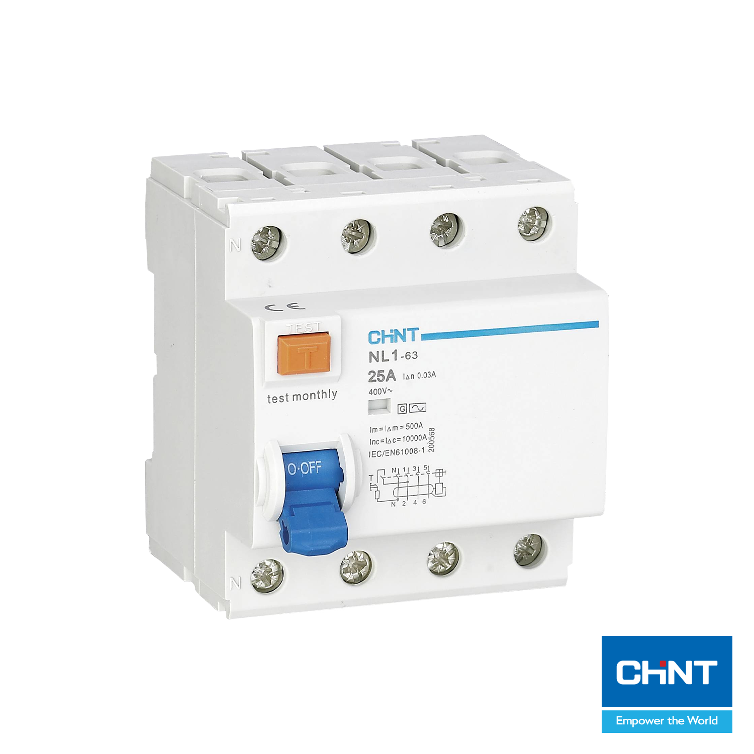 RCCB 4P IOOA 100MA -200757